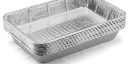 With a quality aluminium construction, these trays are incredibly versatile and can be used for grease collection during cooking or a simple temporary food storage.